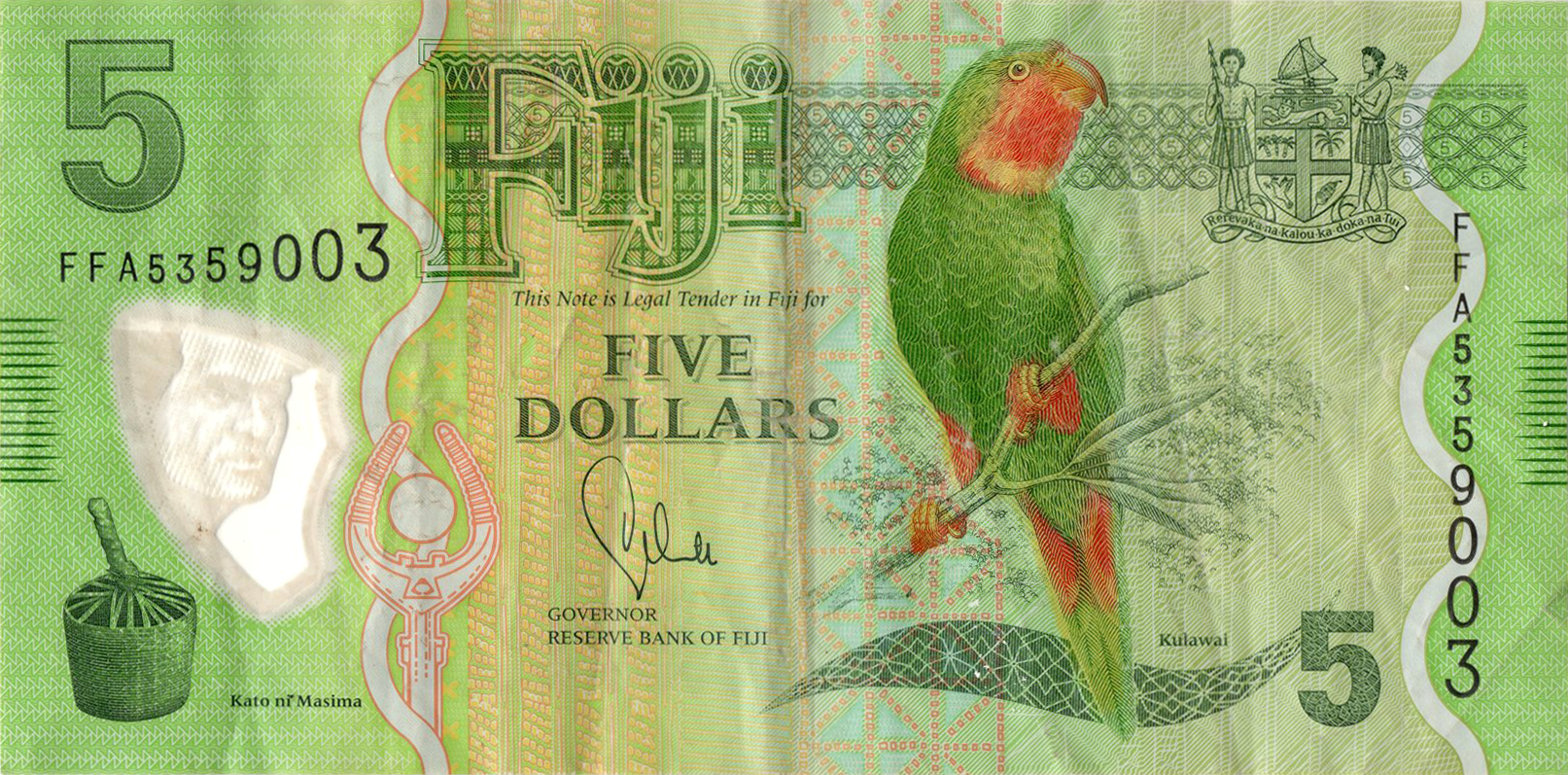 5 доларів 2013 Фіджі