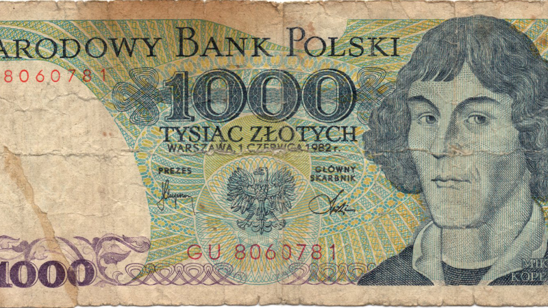 1000 злотих 1982 Польща