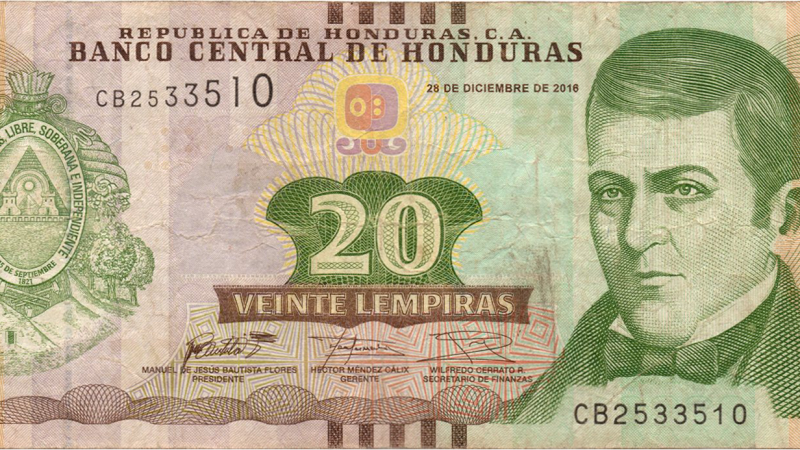 20 лемпір 2016 Гондурас