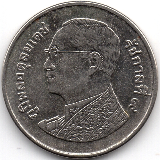 Аверс 1 бат 2011 Таїланд