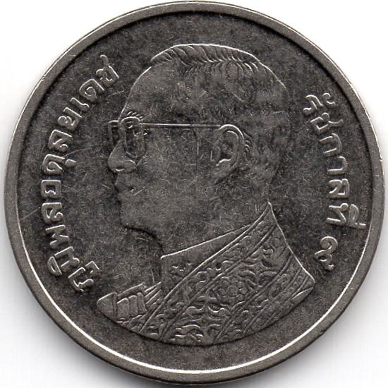 Аверс 1 бат 2012 Таїланд