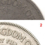 Рис. 3 (Реверс 50 філсів 1949 Йорданія)