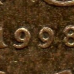 Рис. 8 (Реверс 10 центів 1998 Гонконг)