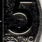 Рис. 4 (Аверс 5 сентимо 2018 Філіппіни)