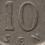 Рис. 3 (Аверс 10 сенів 1990 Малайзія)