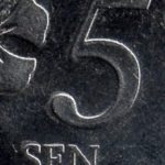 Рис. 3 (Аверс 5 сенів 2015 Малайзія)