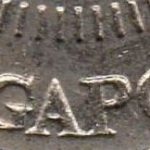 Рис. 10 (Реверс 10 центів 1989 Сінгапур)