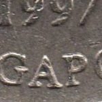 Рис. 9 (Реверс 20 центів 1997 Сінгапур)